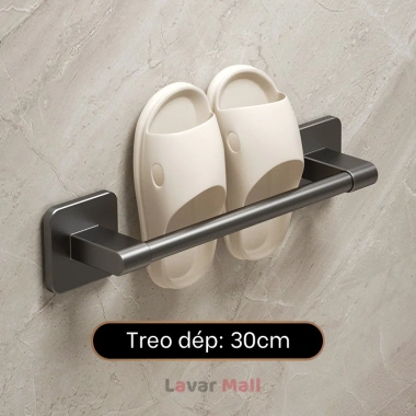 Kệ Để Giày Dép Nhôm Hợp Kim Không Khoan - Giá 29.000 VNĐ, Dán Tường Cho Dép Tắm