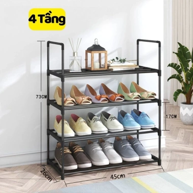 Kệ để giày dép thép cao cấp, đa tầng 3-5, gấp gọn tùy chỉnh - Giá 89.000 VND 9 Kệ để giày dép thép cao cấp, đa tầng 3-5, gấp gọn tùy chỉnh - Giá 89.000 VND 9