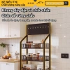 Kệ để hàng 5 tầng sắt đa năng có bánh xe – Hai màu đen trắng, giá ưu đãi 329.000₫ 5