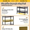 Kệ để hàng 5 tầng sắt đa năng có bánh xe – Hai màu đen trắng, giá ưu đãi 329.000₫ 6