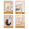 Kệ để hàng 5 tầng sắt đa năng có bánh xe – Hai màu đen trắng, giá ưu đãi 329.000₫ 9
