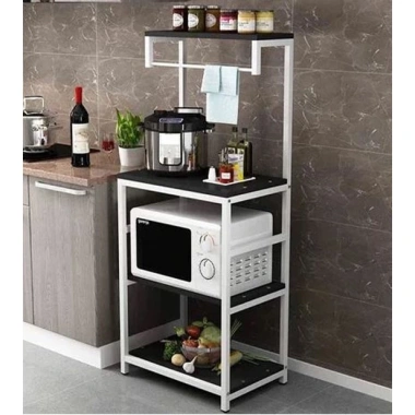 Kệ để lò sông đa năng 4 tầng HG04T: Khung thép và Gỗ MDF cao cấp, giảm giá 20% 5