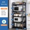 Kệ để lò vi sóng 3-5 tầng khung sắt tĩnh điện lắp ráp thông minh - Giá 250.000 VND