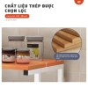 Kệ Đế Lò Vi Sóng Chân Chữ K Gỗ Đẹp – Tiết Kiệm Không Gian, Khung Thép Chắc Chắn, Giá 149.000₫ 8