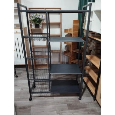 Kệ Để Lò Vi Sóng Khung Thép Sơn Tĩnh Điện Cao Cấp Giá Ưu Đãi 459.000₫