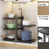 Kệ Để Nồi Chảo Xoong Gầm Bếp Ga 3-5 Tầng Lắp Ghép Tiện Lợi - FINEMAX 1.997 6