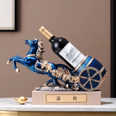Kệ để rượu vang phong cách châu Âu sang trọng, mã đáo, decor xe ngựa - giá ưu đãi 499.000₫