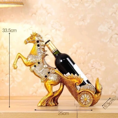 Kệ để rượu vang phong cách châu Âu sang trọng, mã đáo, decor xe ngựa - giá ưu đãi 499.000₫ 9 Kệ để rượu vang phong cách châu Âu sang trọng, mã đáo, decor xe ngựa - giá ưu đãi 499.000₫ 9