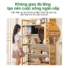 Kệ Để Sách Tre Tự Nhiên Đa Năng LACCOHUG Trưng Bày và Kệ Bếp Giảm Giá 475k 4