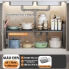 Kệ Để Xoong Nồi Chảo Gầm Bếp Ga và Giỏ Đựng Đồ Tiện Lợi - Giá 169.000đ 10