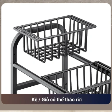 Kệ Để Xoong Nồi Chảo Gầm Bếp, Giỏ Đựng Tiện Lợi, Giá chỉ 155.000 đồng – Giảm tới 46% 6