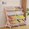 Kệ Decor Đa Năng Nhiều Tầng Bánh Xe Di Chuyển - Giỏ To, Giá Giảm 1.299.000₫ 3