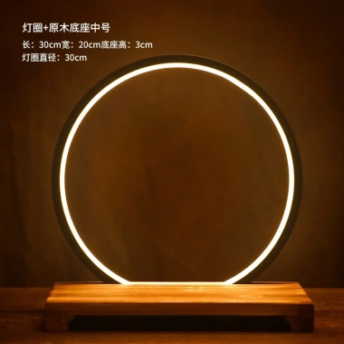 Kệ Đèn LED Gỗ Trang Trí Đa Màu Siêu Đẹp, Giá Giảm 319.000₫, Phong Cách Nội Thất 8