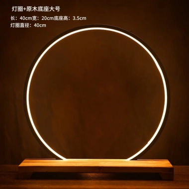 Kệ Đèn LED Gỗ Trang Trí Đa Màu Siêu Đẹp, Giá Giảm 319.000₫, Phong Cách Nội Thất 9