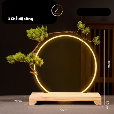 Kệ Đèn LED Thác Trầm Chảy Ngược 20-40cm - Trang Trí Mèo Thần Tài, Thác Khói, Tăng Giảm Độ Sáng, Giá 248.000đ