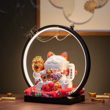 Kệ Đèn LED Thác Trầm Chảy Ngược 20-40cm - Trang Trí Mèo Thần Tài, Thác Khói, Tăng Giảm Độ Sáng, Giá 248.000đ 4 Kệ Đèn LED Thác Trầm Chảy Ngược 20-40cm - Trang Trí Mèo Thần Tài, Thác Khói, Tăng Giảm Độ Sáng, Giá 248.000đ 4