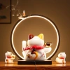 Kệ Đèn LED Thác Trầm Chảy Ngược 20-40cm - Trang Trí Mèo Thần Tài, Thác Khói, Tăng Giảm Độ Sáng, Giá 248.000đ 6