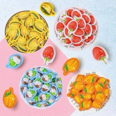 Kẹ Dẻo Trái Cây 3D 500g – Sữa Sầu Riêng, Dừa, Dâu Tây, Xoài – Giảm còn 52.000₫ (63.960₫)