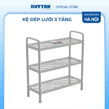 Kệ Dép Lưới 1.483 Duy Tân 3 Tầng - Sắp Xếp Giày Dép Gọn Gàng, Tiết Kiệm Không Gian