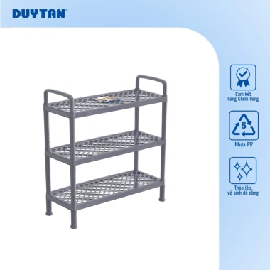 Kệ Dép Lưới 1.483 Duy Tân 3 Tầng - Sắp Xếp Giày Dép Gọn Gàng, Tiết Kiệm Không Gian