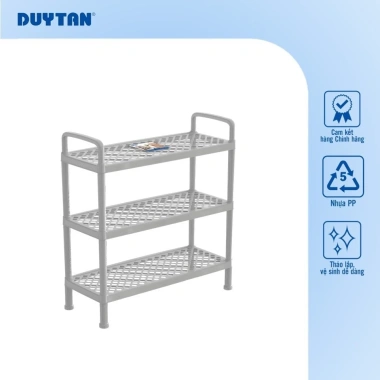 Kệ Dép Lưới 1.483 Duy Tân 3 Tầng - Sắp Xếp Giày Dép Gọn Gàng, Tiết Kiệm Không Gian