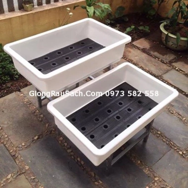 Kệ Đỡ Chậu Rau Bậc Thang 2 Tầng Siêu Bền Cho Chậu Đại, Thùng Xốp, Giá 225k