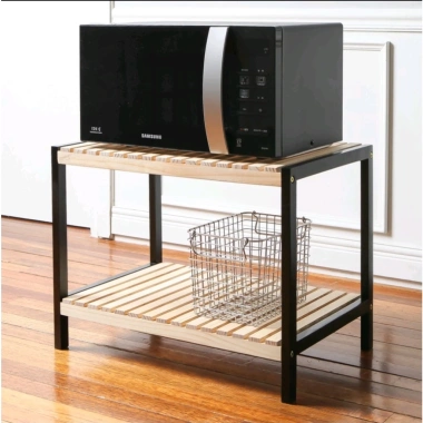 Kệ đồ đa năng mặt gỗ khung thép siêu bền - 2/3/4 tầng, giá ưu đãi 183.300₫