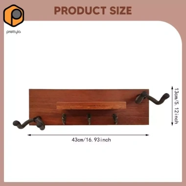 Kệ Đỡ Guitar Gỗ Sapele Đa Năng - Giá Để Nhiều Đàn, Đứng & Treo Tường, Phòng Thu Nhạc, Giá 469.700₫
