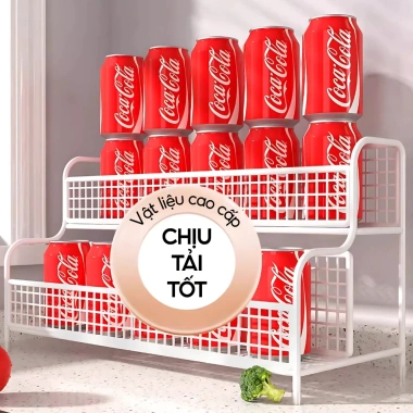 Kệ Đồ Nhà Bếp 2 Tầng Inox Chống Gỉ - Giá 31.000đ, Lưới Thép Sơn Tĩnh Điện 6