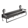 Kệ Đồ Nhà Tắm Hình Chữ Nhật Hút Chân Không Nhôm Cao Cấp Chống Gỉ, Kèm Thanh Treo - Giá 134.000₫ 6