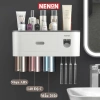 Kệ Đồ Nhà Tắm OENON 2.026 - Nhả Kem Đánh Răng Tự Động kèm Cốc và Miếng Dán