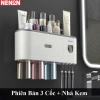 Kệ Đồ Nhà Tắm OENON 2.026 - Nhả Kem Đánh Răng Tự Động kèm Cốc và Miếng Dán 3
