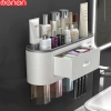 Kệ Đồ Nhà Tắm OENON 2.026 - Nhả Kem Đánh Răng Tự Động kèm Cốc và Miếng Dán 6