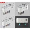 Kệ Đồ Nhà Tắm OENON 2.026 - Nhả Kem Đánh Răng Tự Động kèm Cốc và Miếng Dán 8
