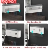 Kệ Đồ Nhà Tắm OENON 2.026 - Nhả Kem Đánh Răng Tự Động kèm Cốc và Miếng Dán 9