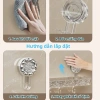 Kệ Đồ Nhà Tắm Treo Tường Suốt, Chịu Lực Cao, Kèm Móc, 360x120x35mm - Giá 120k 3