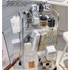 Kệ Đồ Trong Suốt Nhiều Tầng Đa Năng Bánh Xe - Xe Đẩy Spa, Phòng Bếp, Tắm, Lỗ Thoát Nước và Ống, Giá 99.000₫ 5