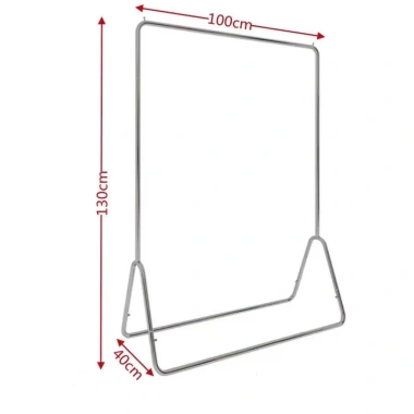 Kệ Đơn Chân Cong Treo Quần Áo INOX Siêu Chắc - Giá Ưu Đãi 480.000 VNĐ 6