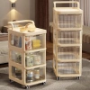 Kệ Đựng Bỉm 3-4-5 Tầng Đa Năng, Tủ Đồ Sơ Sinh Bánh Xe Đẩy - Gọn Gàng, Dễ Lấy, Giá 133k 7