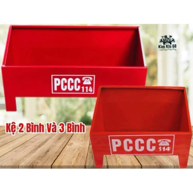 Kệ Đựng Bình Chữa Cháy 2 & 3 Bình – Giá Ưu Đãi 75k, Bảo Vệ An Toàn, Chất Liệu Bền 2