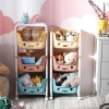 Kệ đựng đồ 2-4 tầng bánh xe đa năng - Giá 220k, lưu trữ đồ chơi, gấu bông, bỉm sữa cao cấp 2