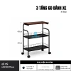Kệ Đựng Đồ 5C 3-4 Tầng Bánh Xe Di Chuyển, Khung Sắt, MDF Melamine - 250.000 5