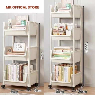Kệ đựng đồ bánh xe đa năng 3-5 tầng - Dành cho học sinh, mẹ bỉm sữa, spa, tiệm nail, chỉ 116.000đ 2 Kệ đựng đồ bánh xe đa năng 3-5 tầng - Dành cho học sinh, mẹ bỉm sữa, spa, tiệm nail, chỉ 116.000đ 2
