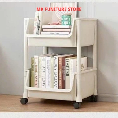 Kệ đựng đồ bánh xe đa năng 3-5 tầng - Dành cho học sinh, mẹ bỉm sữa, spa, tiệm nail, chỉ 116.000đ