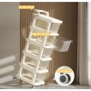 Kệ đựng đồ bỉm sữa 3-4 tầng đa năng bánh xe đẩy, spa tiện lợi - Giá 168.000 VNĐ (Loại 1) 6