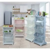 Kệ đựng đồ đa năng 2-3 tầng bánh xe 360 siêu tiện ích Việt Nhật - 3 ngăn treo, giảm giá 184.240₫