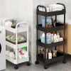 Kệ Đựng Đồ Đa Năng 3-4 Tầng Bánh Xe Đẩy Nhựa Cao Cấp - Giá 129.000 VND Giảm Đặc Biệt 2