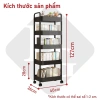 Kệ Đựng Đồ Đa Năng 3-4 Tầng Bánh Xe Đẩy Nhựa Cao Cấp - Giá 129.000 VND Giảm Đặc Biệt 8
