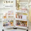 Kệ Đựng Đồ Đa Năng 3-4 Tầng Bánh Xe Di Chuyển kèm Sticker Dễ Thương Giá Ưu Đãi 135k 8