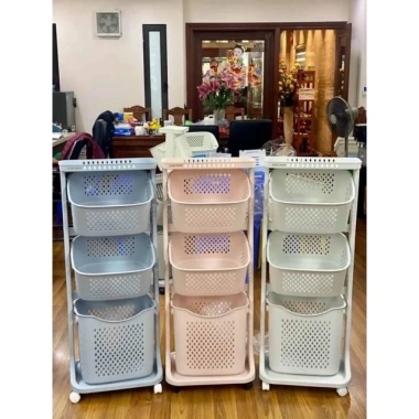 Kệ Đựng Đồ Đa Năng 3-4 Tầng Bánh Xe Việt Nhật Loại 1 Giá Ưu Đãi 185.900₫ 9